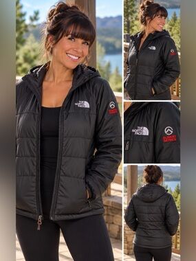 The North Face Summit Series womens XL black coat
